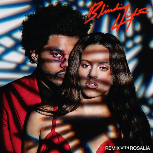 Blinding Lights (with ROSALÍA) - Remix cover art