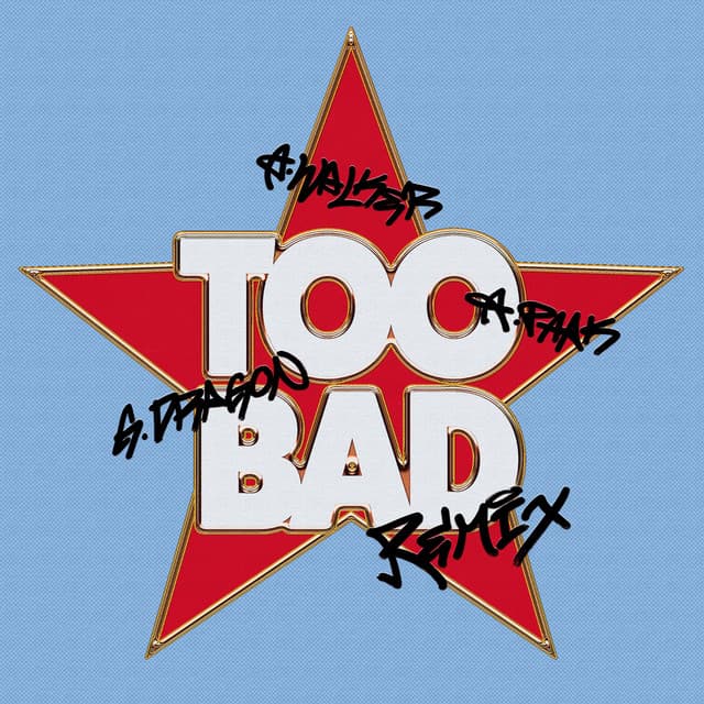 TOO BAD - Alan Walker Remix cover art