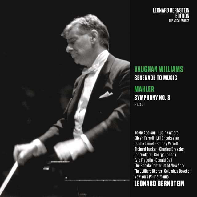 Williams: Serenade to Music - Mahler: Symphony No. 8 cover art