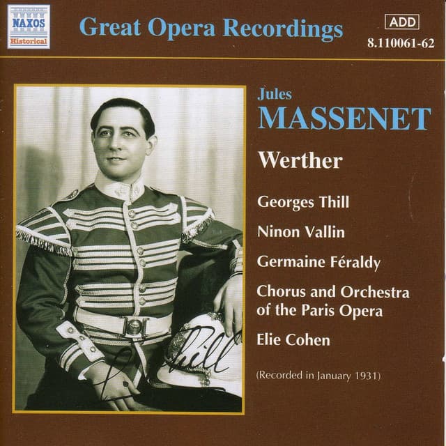Werther, Act II - Frere, voyez!... Du gai soleil cover art