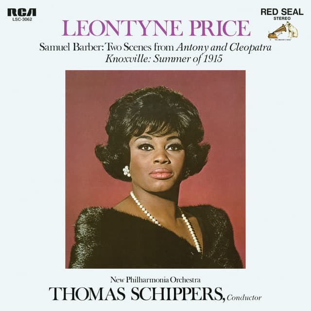 Leontyne Price - Samuel Barber cover art
