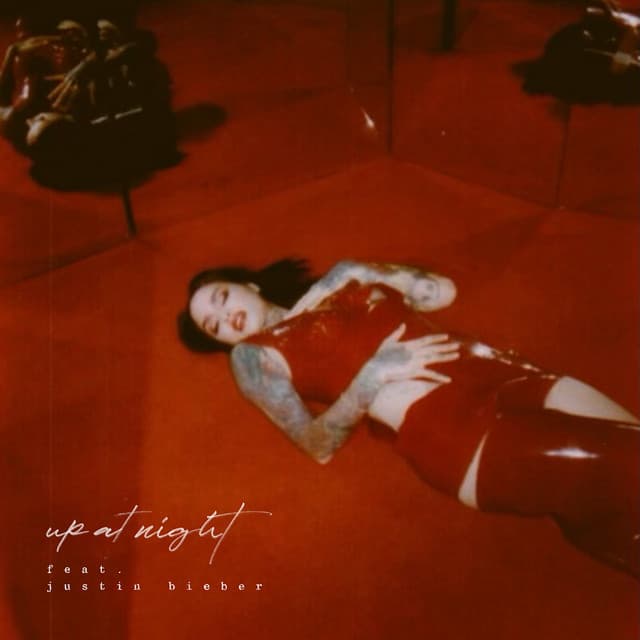 up at night (feat. justin bieber) cover art