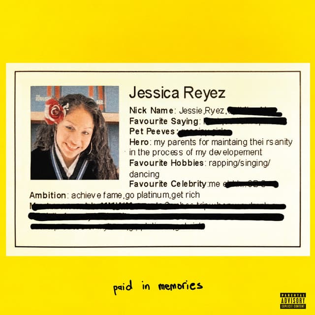 PAID IN MEMORIES cover art