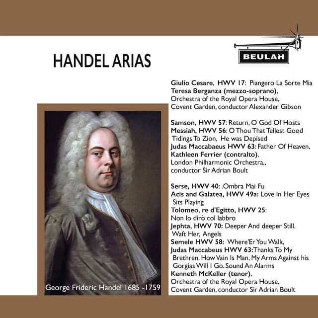 Handel Arias cover art