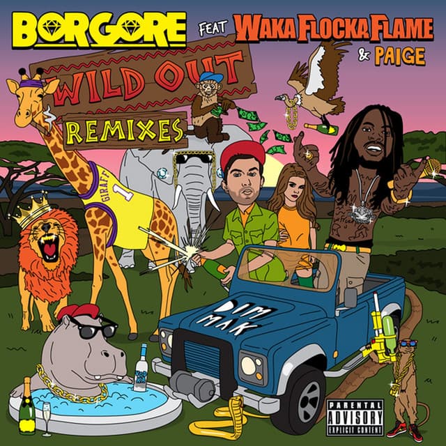 Wild Out - MUST DIE! Remix cover art