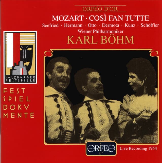 Mozart: Così fan tutte, K. 588 (Live 1954) cover art