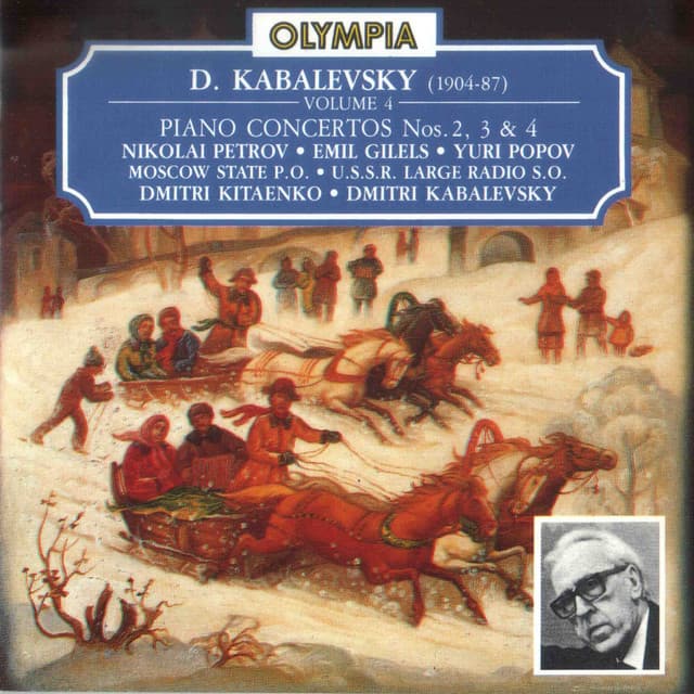 Kabalevsky: Piano Concerto No. 2, 3 & 4 cover art
