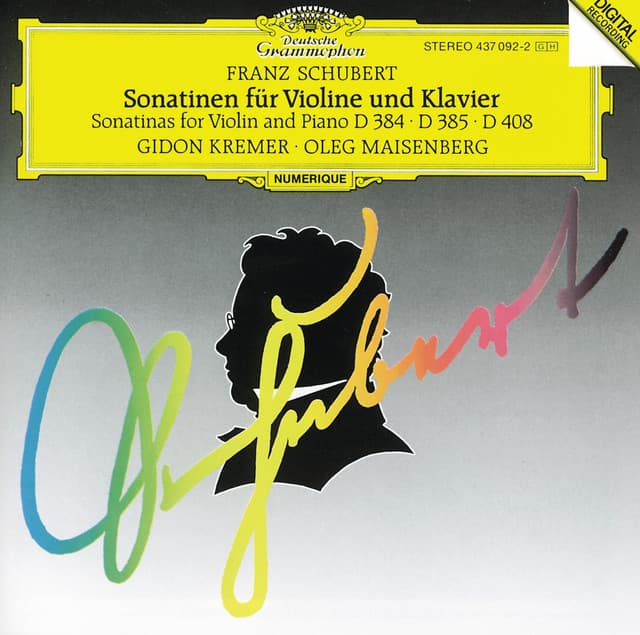 Violin Sonata in D Major "Sonatina", D. 384: I. Allegro molto cover art