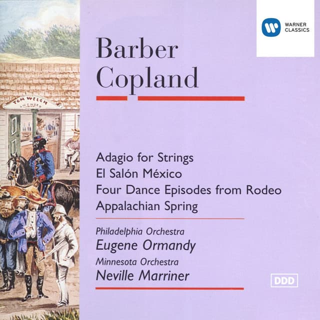 Barber: Adagio for Strings, Op. 11 cover art