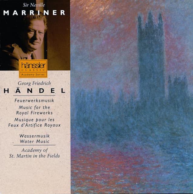 Handel: Music for the Royal Fireworks & Water Music, HWV 348-350 cover art