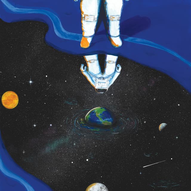 Space Friend - Lunar Plane Remix cover art
