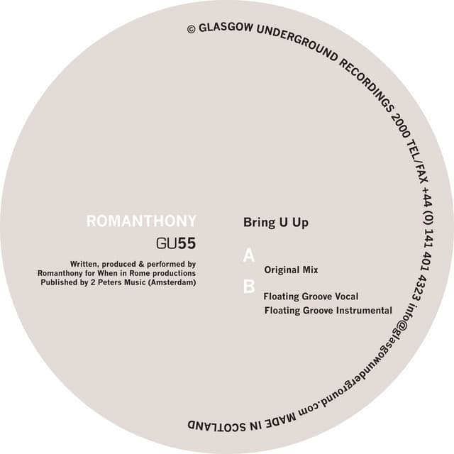Bring U Up - 12" mix cover art