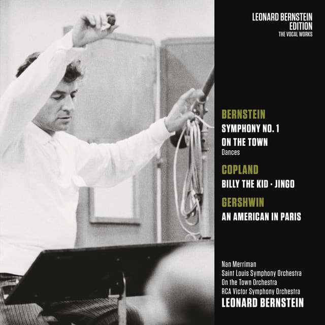Bernstein: Jermiah & On the Town Dances - Copland: Billy the Kid - Gershwin: An American in Paris cover art