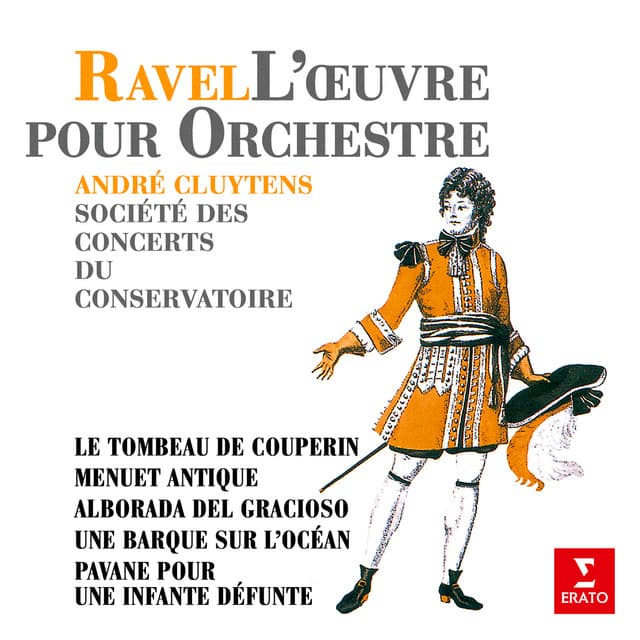 Ravel: Le tombeau de Couperin, Menuet antique, Alborada del Gracioso, Une barque sur l'océan & Pavane pour une infante défunte cover art