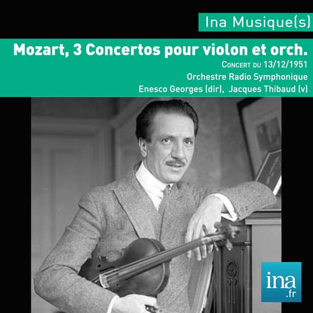 Annonce: W. A. Mozart - Concerto pour violon et orchestre No. 5 en La majeur, KV. 219 cover art