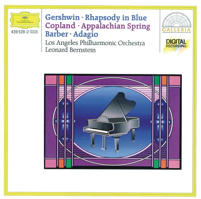 Gershwin: Rhapsody in Blue / Copland: Appalachian Spring / Barber: Adagio for Strings cover art