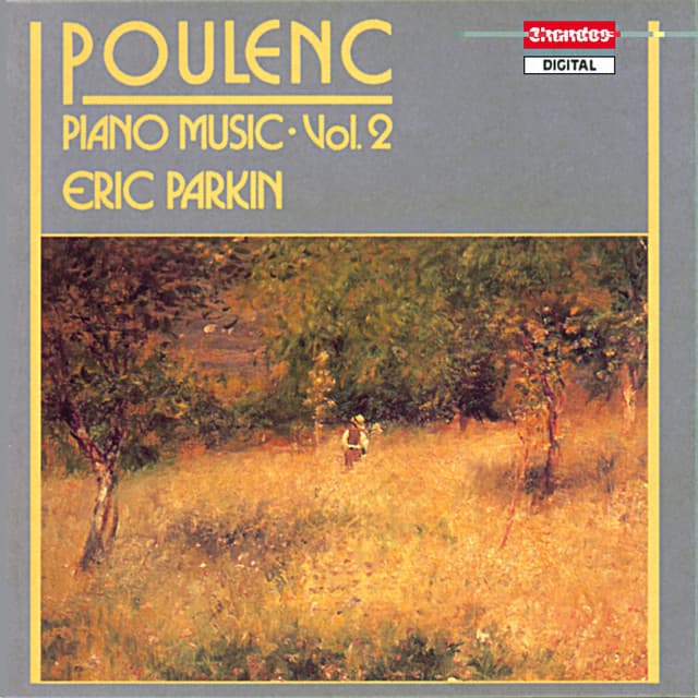 Eric Parkin plays Poulenc Piano Works, Vol. 2 cover art