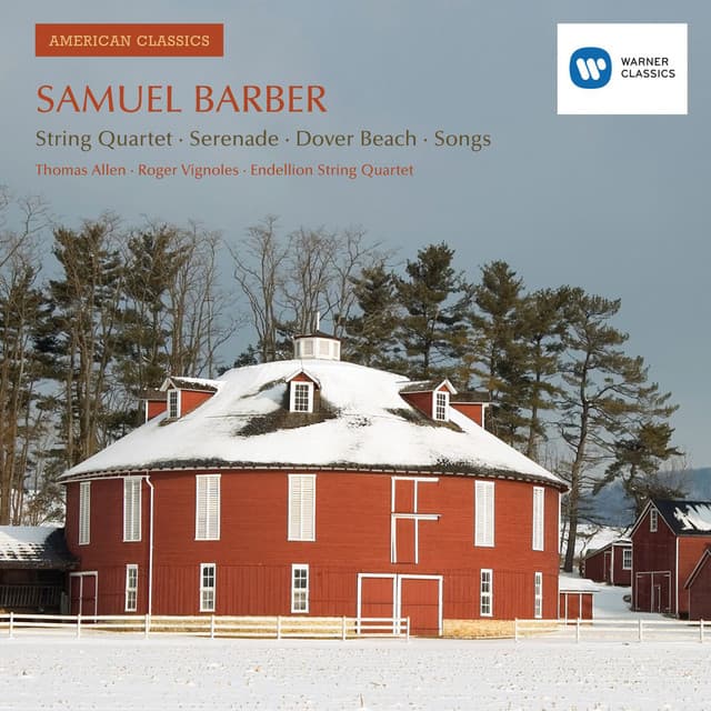 Barber: String Quartet in B Major, Op. 11: II. Adagio cover art
