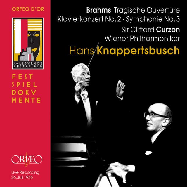 Brahms: Tragic Overture, Piano Concerto No. 2 & Symphony No. 3 (Live) cover art