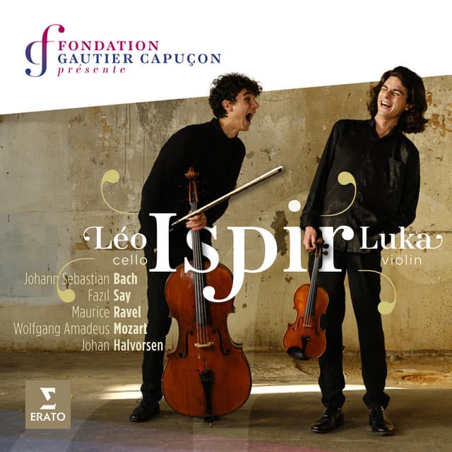 Luka & Léo Ispir Play Bach, Say, Ravel, Mozart & Halvorsen cover art