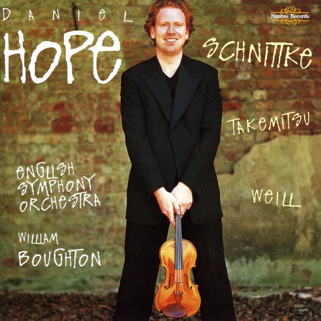 Schnittke, Takemitsu & Weill: Violin Concertos cover art