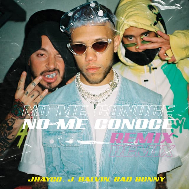 No Me Conoce - Remix cover art