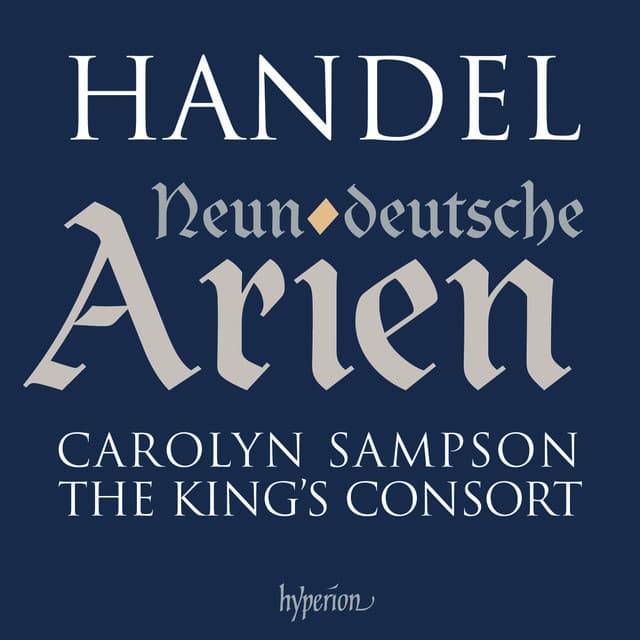 Handel: 9 German Arias, HWV 202-210 cover art