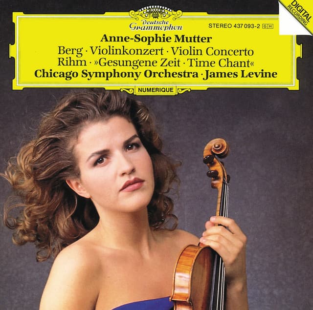 "Gesungene Zeit" 1991/92 - Music for Violin and Orchestra: I. Beginning: Quasi Senza cover art