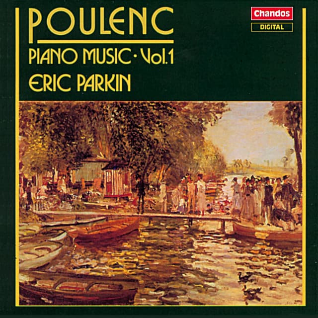 Eric Parkin plays Poulenc Piano Music, Vol. 1 cover art