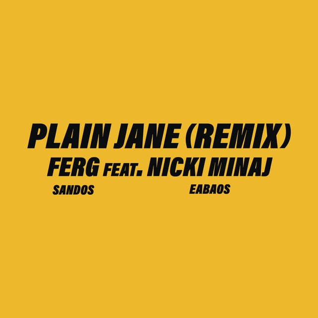 Plain Jane REMIX (feat. Nicki Minaj) cover art