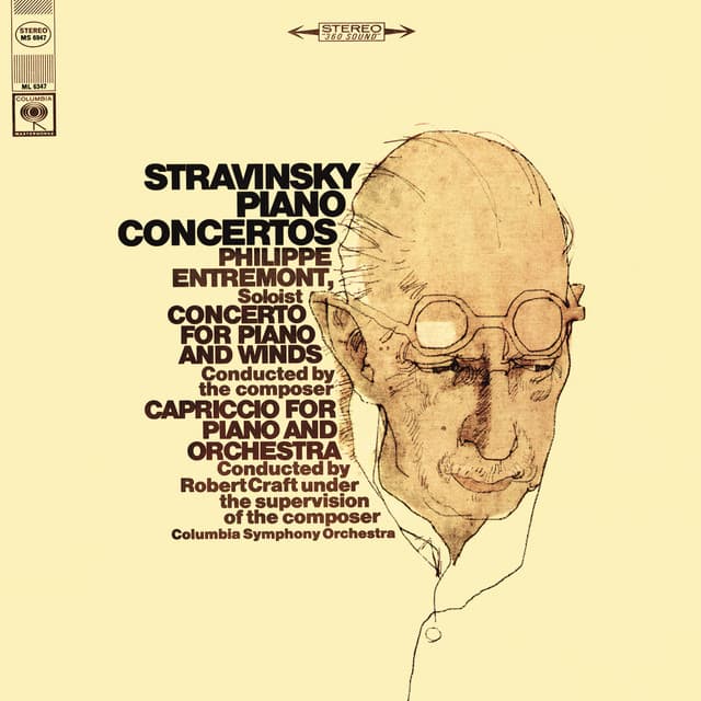 Stravinsky: Capriccio for Piano and Orchestra & Concerto for Piano and Wind Instruments cover art
