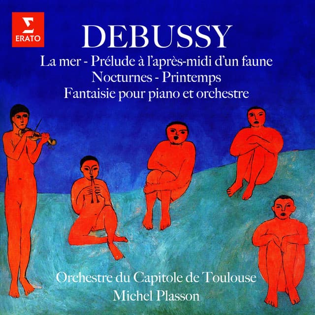 Debussy: La mer, Prélude à l'après-midi d'un faune, Nocturnes, Printemps & Fantaisie pour piano et orchestre cover art