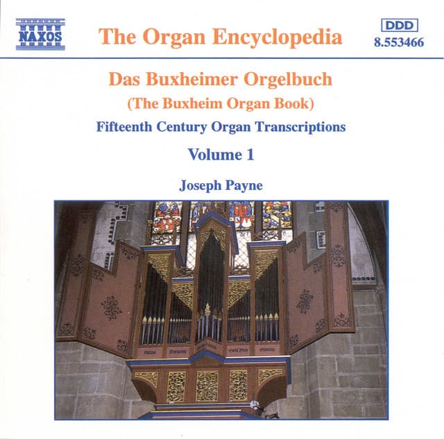 The Buxheim Organ Book, 15th Century Organ Transcriptions: Praeambulum super D cover art