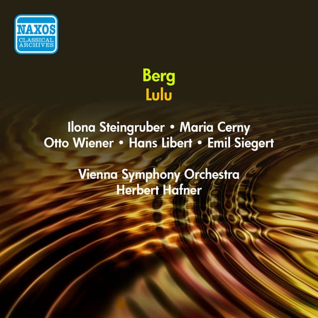 Lulu, Prologue - Act I Scene 1 cover art