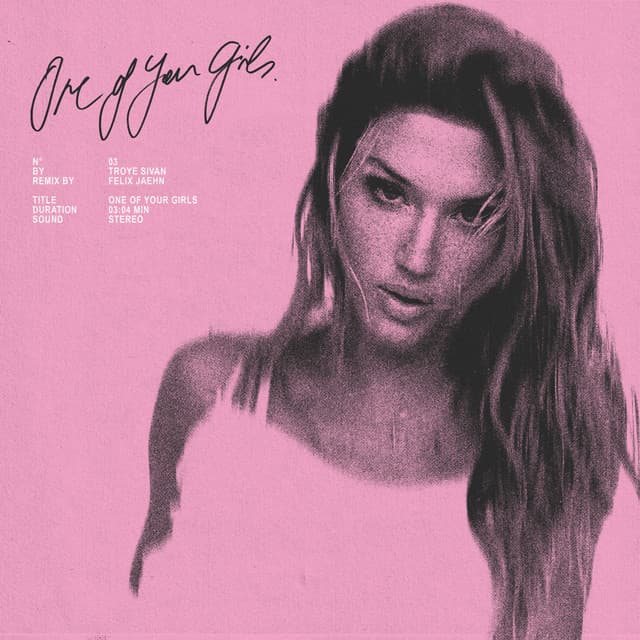 One Of Your Girls - Felix Jaehn Remix cover art