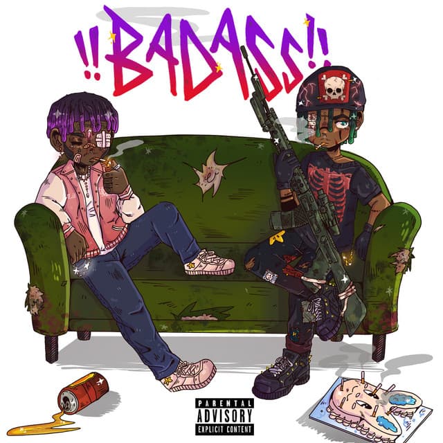 BADASS (with Lil Uzi Vert) cover art