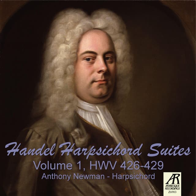 Handel Harpsichord Suites, Vol. 1 HWV 426-429 cover art