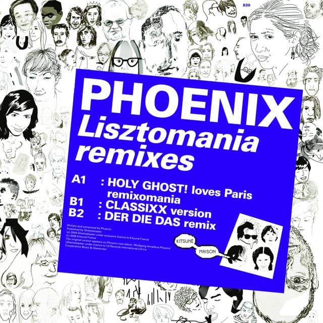 Kitsuné: Lisztomania (Remixes) cover art