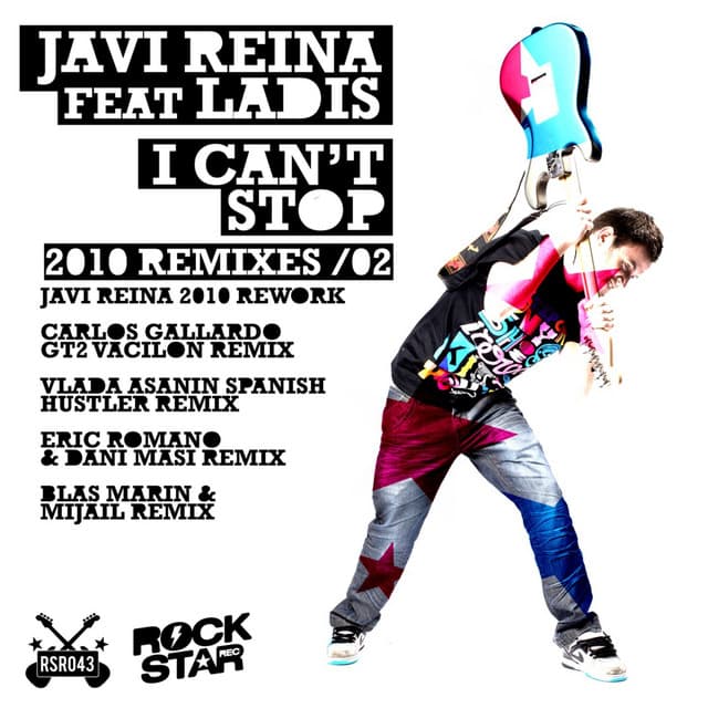 I Can't Stop (feat. Ladis) - Blas Marin & Mijail Remix cover art