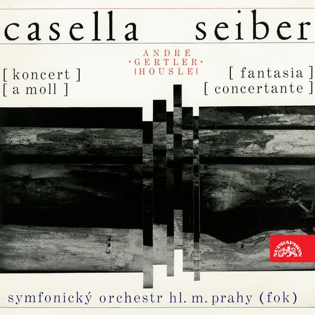 Seiber: Fantasia concertante, Casella: Concerto in A minor cover art