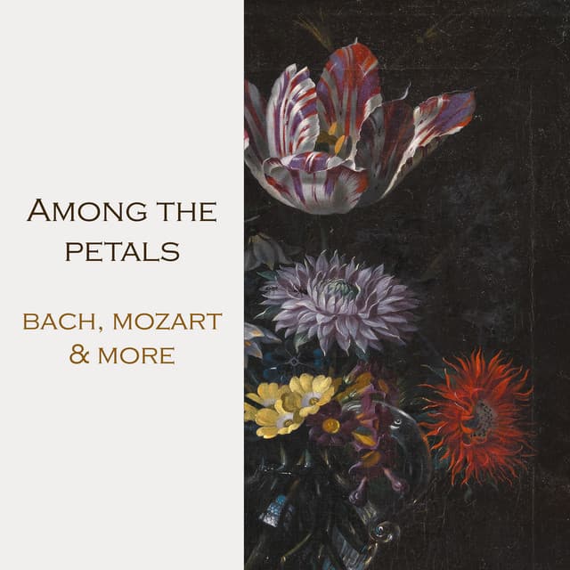 "Among the petals: Bach, Mozart & more" cover art