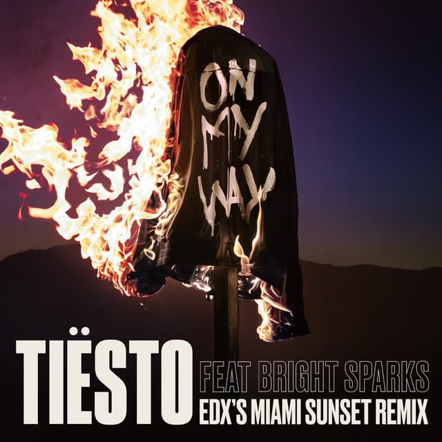 On My Way - EDX's Miami Sunset Remix cover art