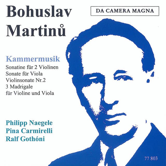 Martinů: Chamber Music cover art