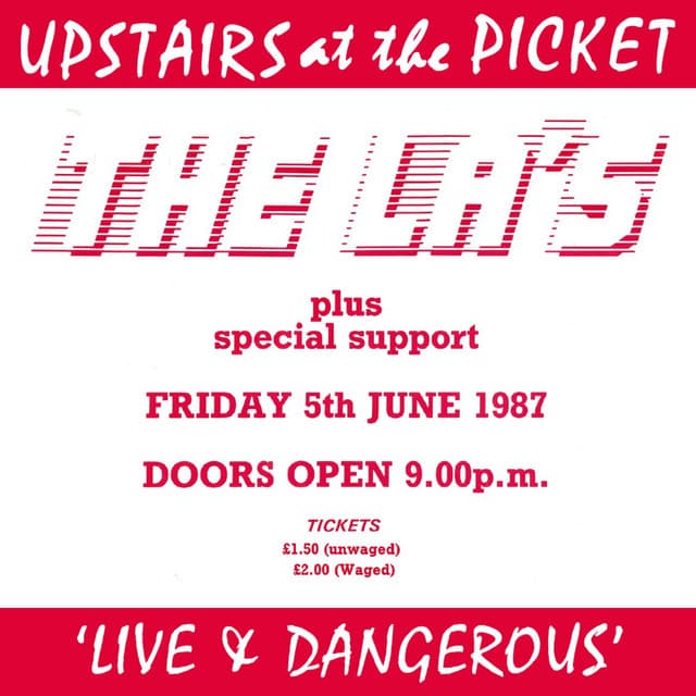 Live & Dangerous (Live at the Picket 5/6/1987) cover art