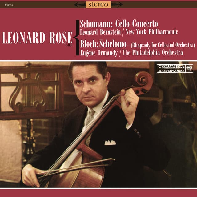 Schumann: Cello Concerto in A Minor, Op. 129 & Bloch: Schelomo cover art