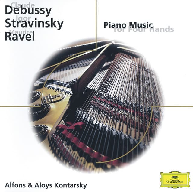 Debussy/Stravinsky/Ravel: Piano Music for Four Hands cover art
