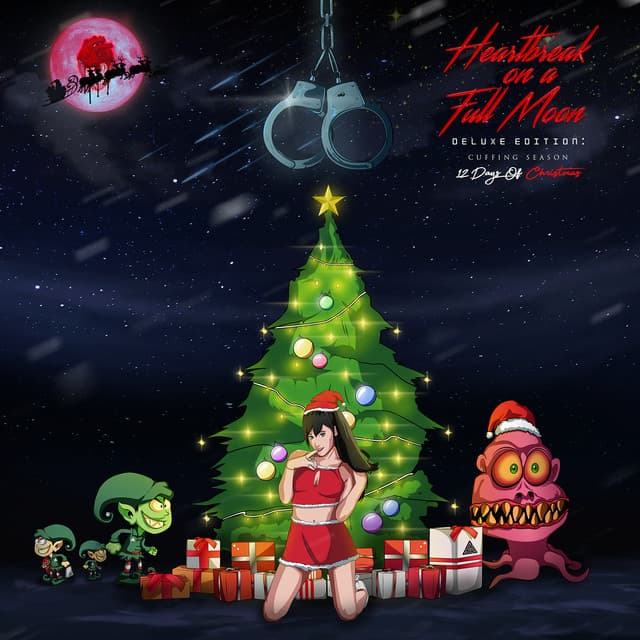 Heartbreak On A Full Moon Deluxe Edition: Cuffing Season - 12 Days Of Christmas cover art