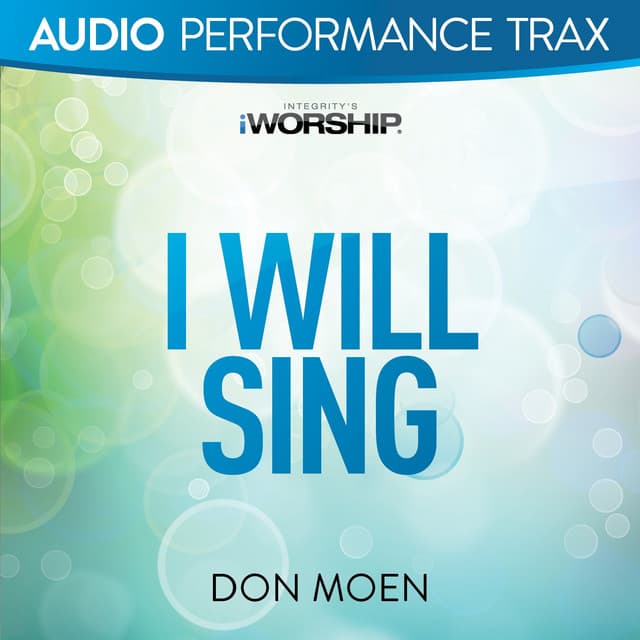 I Will Sing - Live cover art