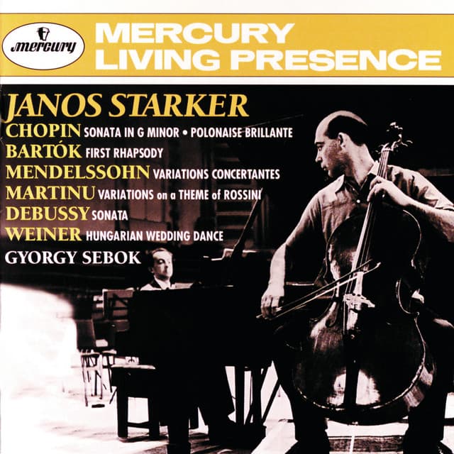 Bartók / Chopin / Debussy / Mendelssohn: Cello Sonatas &c cover art