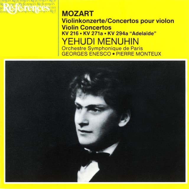 Mozart: Violin Concerto No. 7 in D Major, K. 271a: III. Rondo. Allegro (Cadenza by Enesco) cover art